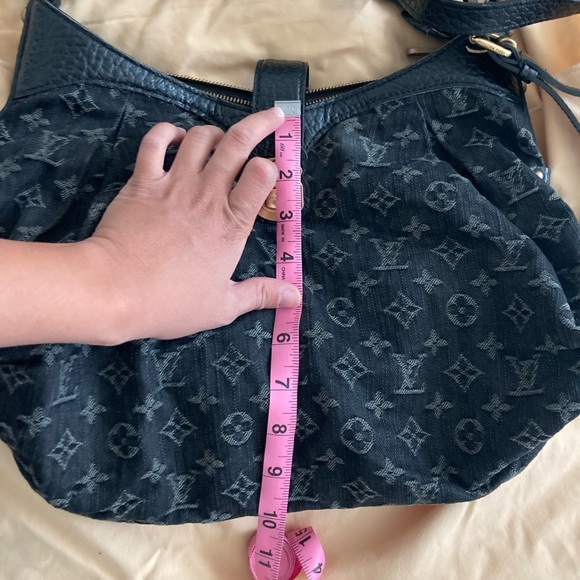 Louis Vuitton Black Denim Mahina - Picture 5 of 7